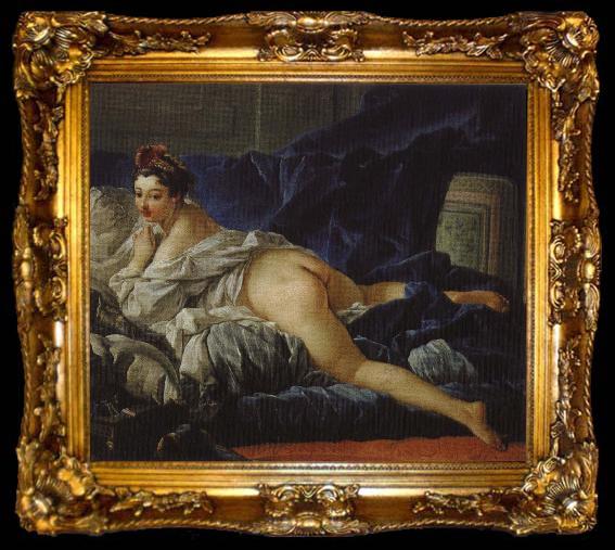 framed  Francois Boucher odalisk, ta009-2